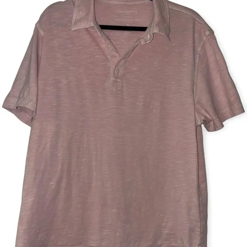 Banana Republic Vintage Men’s XL Pink Polo
